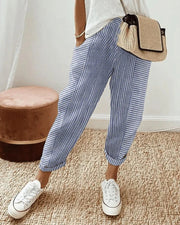 AMARA - STRIPED PANTS