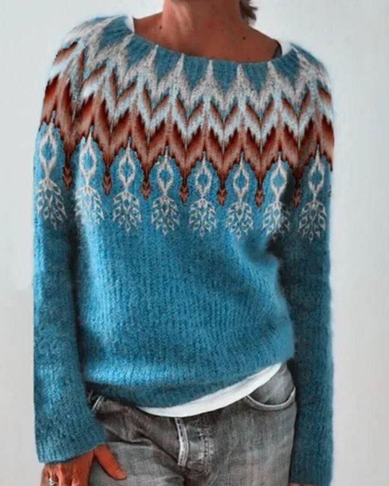 MAPLE - RETRO KNITTED SWEATER
