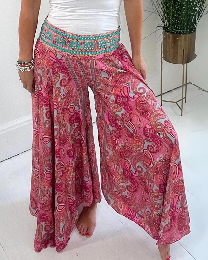 AIRES - FLOWY BOHO PANTS